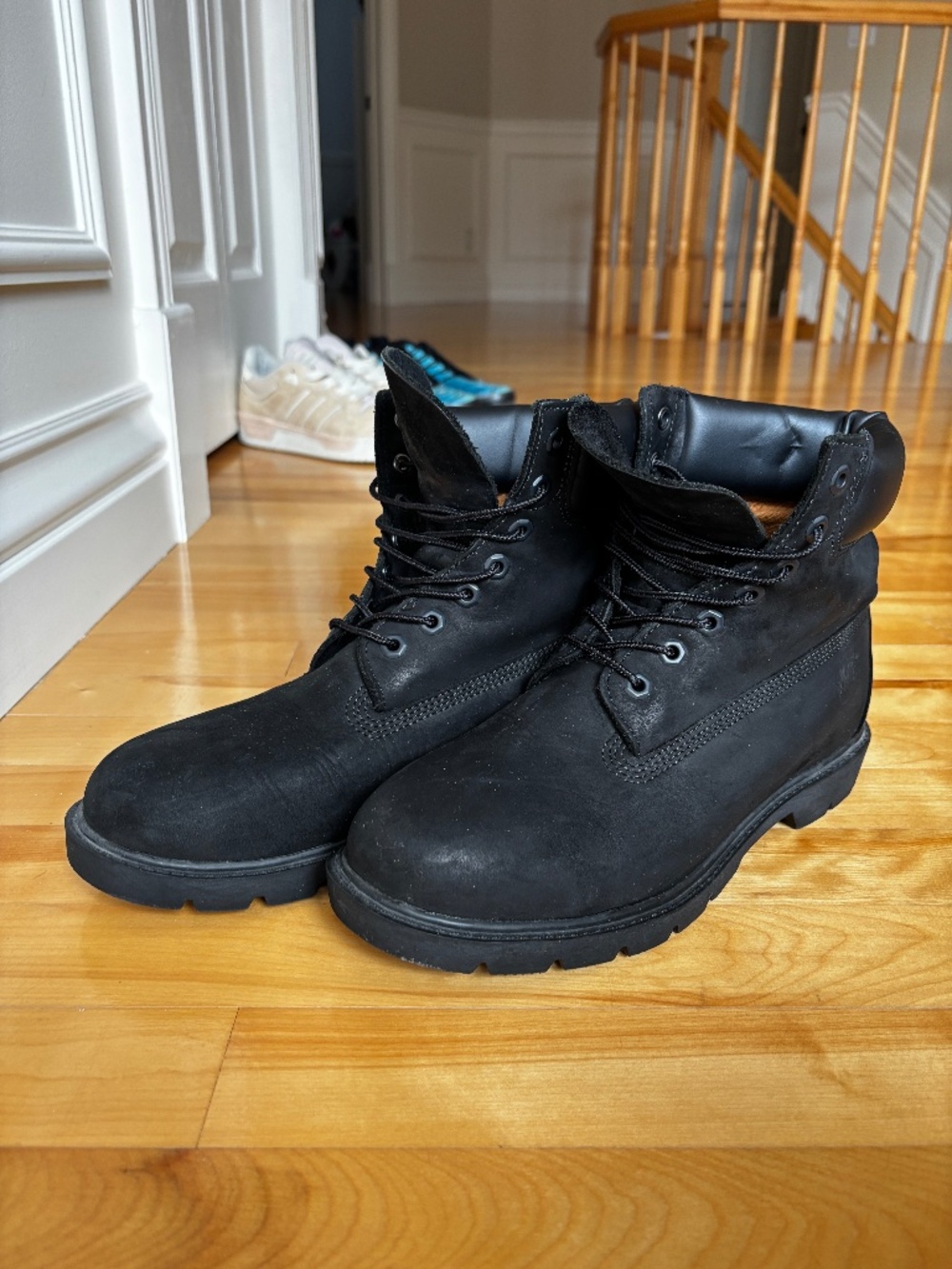 Timberland 6-Inch Premium Waterproof Boots Black Men's Size 9